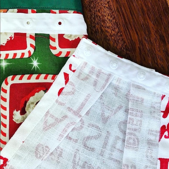 Xmas apron with removable hand towel - Picture 4 of 13